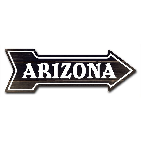 Signmission Arizona 2 Arrow Decal Funny Home Decor 30in Wide D-A-10-999974